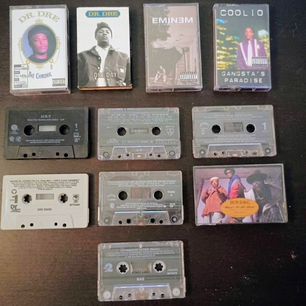 Classic Hip-Hop Cassette Tape Collection